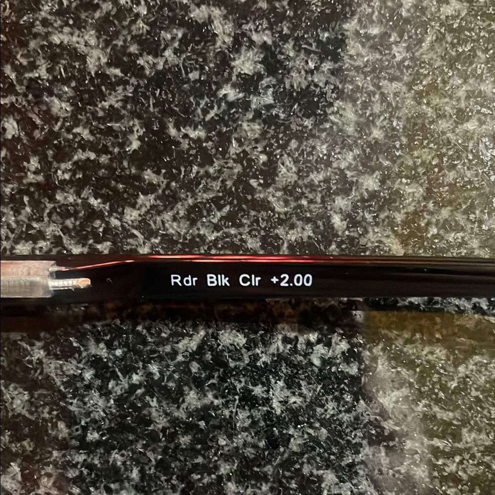 2 Foster Grant - 2 Generic -Black Rectangular Reading Glasses Sleek Design - Picture 11 of 16